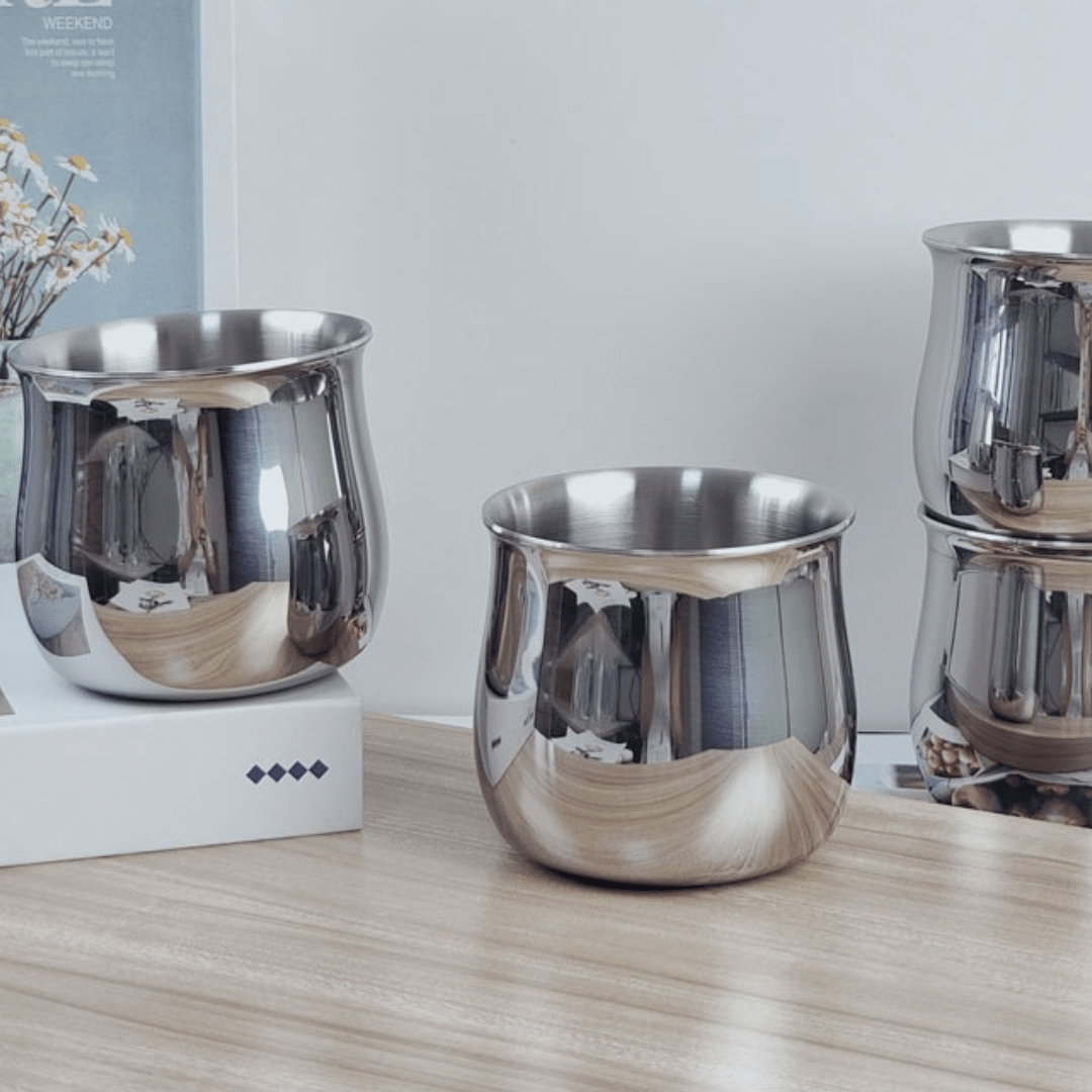 Heat Guard Stainless Steel Coffee Mug