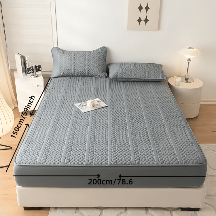 Aqua Secure Quilted Fitted Sheet