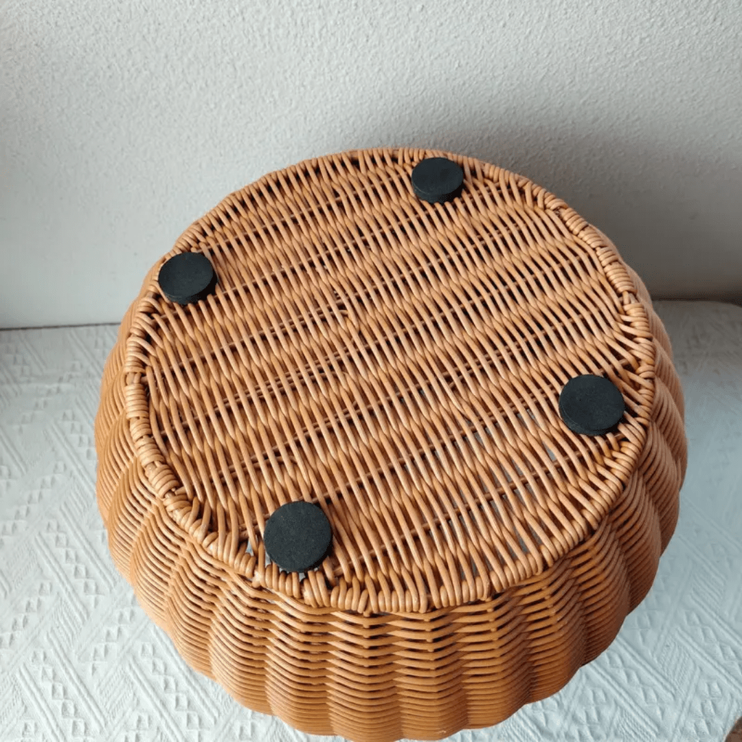 Handwoven Storage Stool
