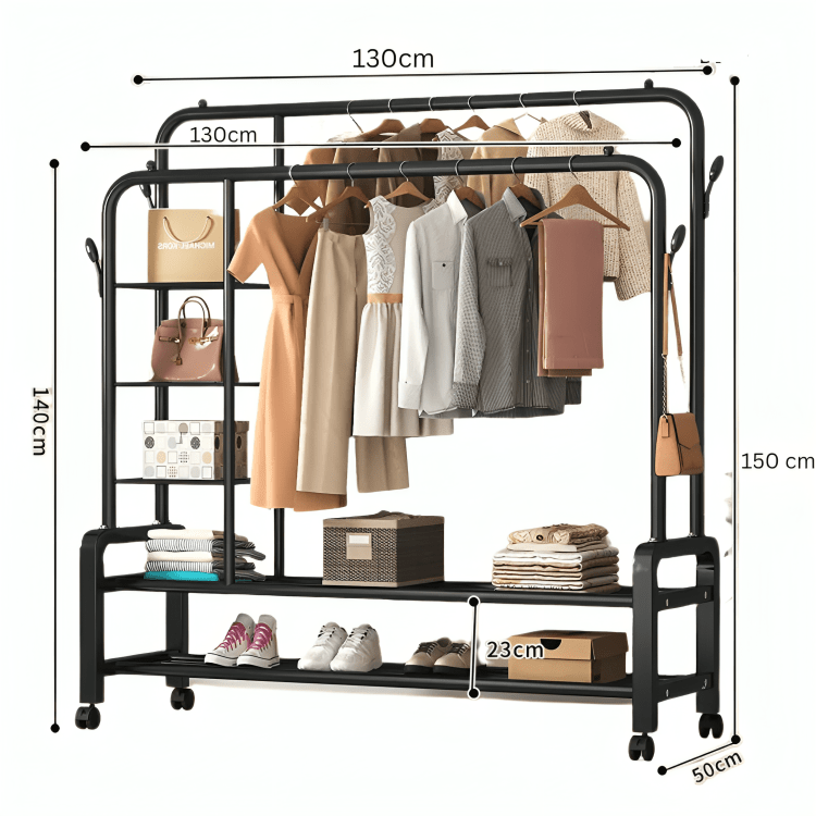 Multifunctional Cloth and Shoe Rack