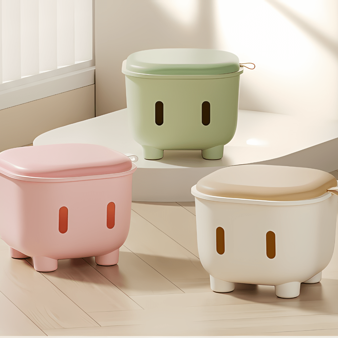 Toy And Snack Storage Stools