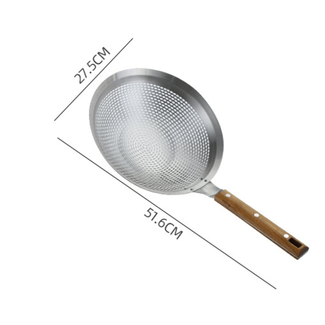 Heavy-Duty Stainless Steel Frying Strainer