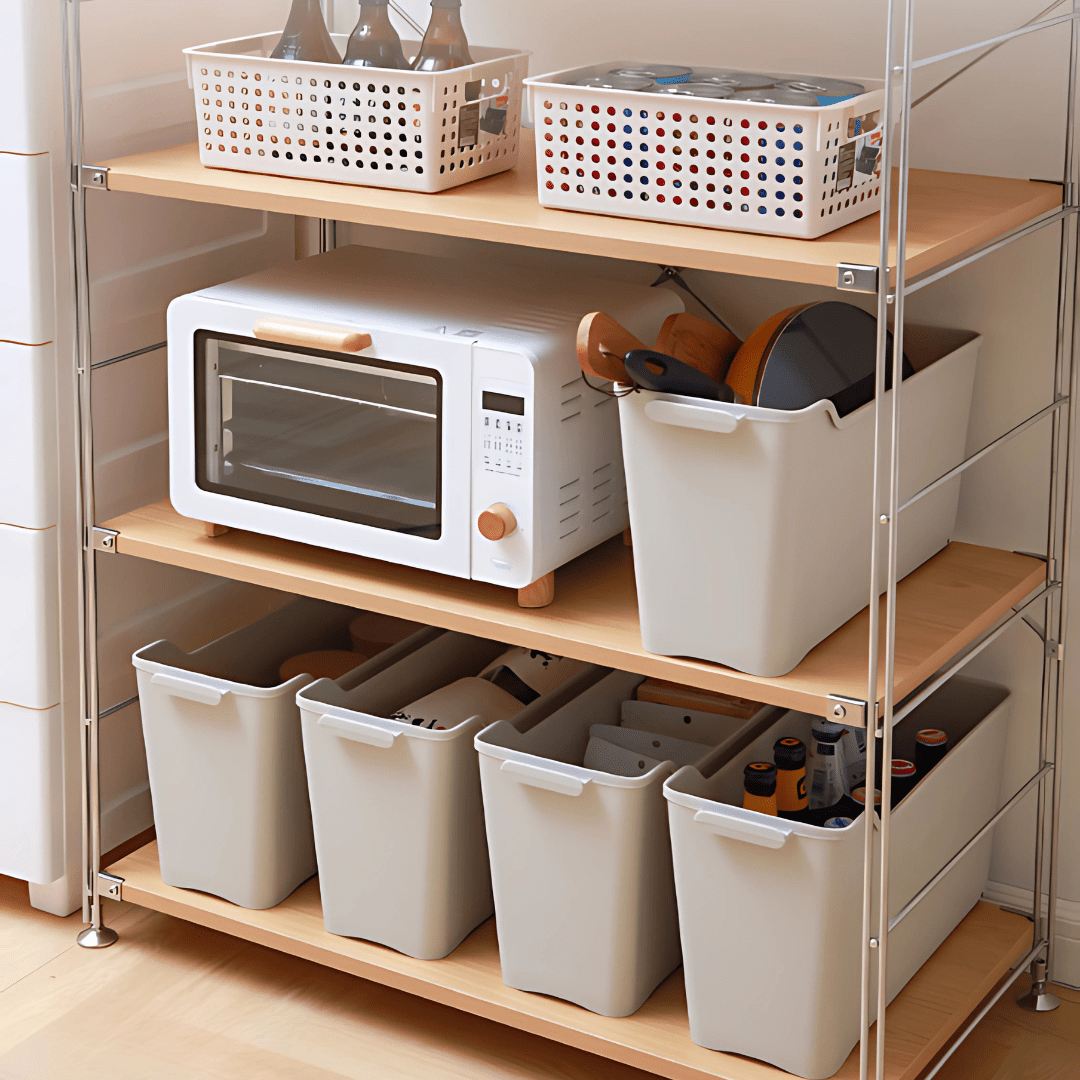 Multi-Function Storage Bucket with Wheels
