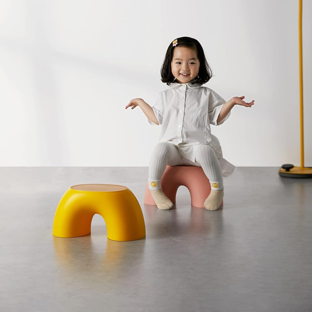 Non-Slip Rainbow Style Shoe Stool