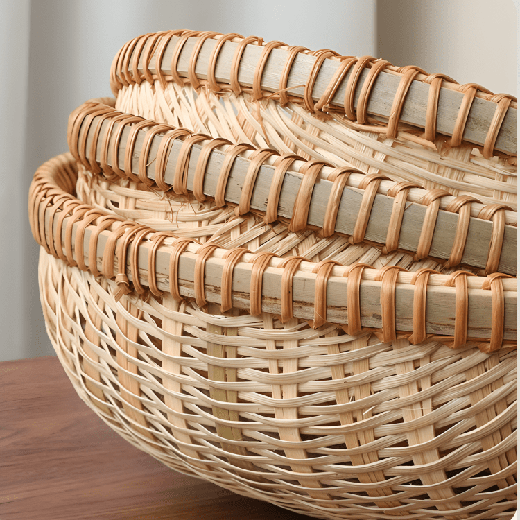 Rustic Heritage Handcrafted Storage Basket