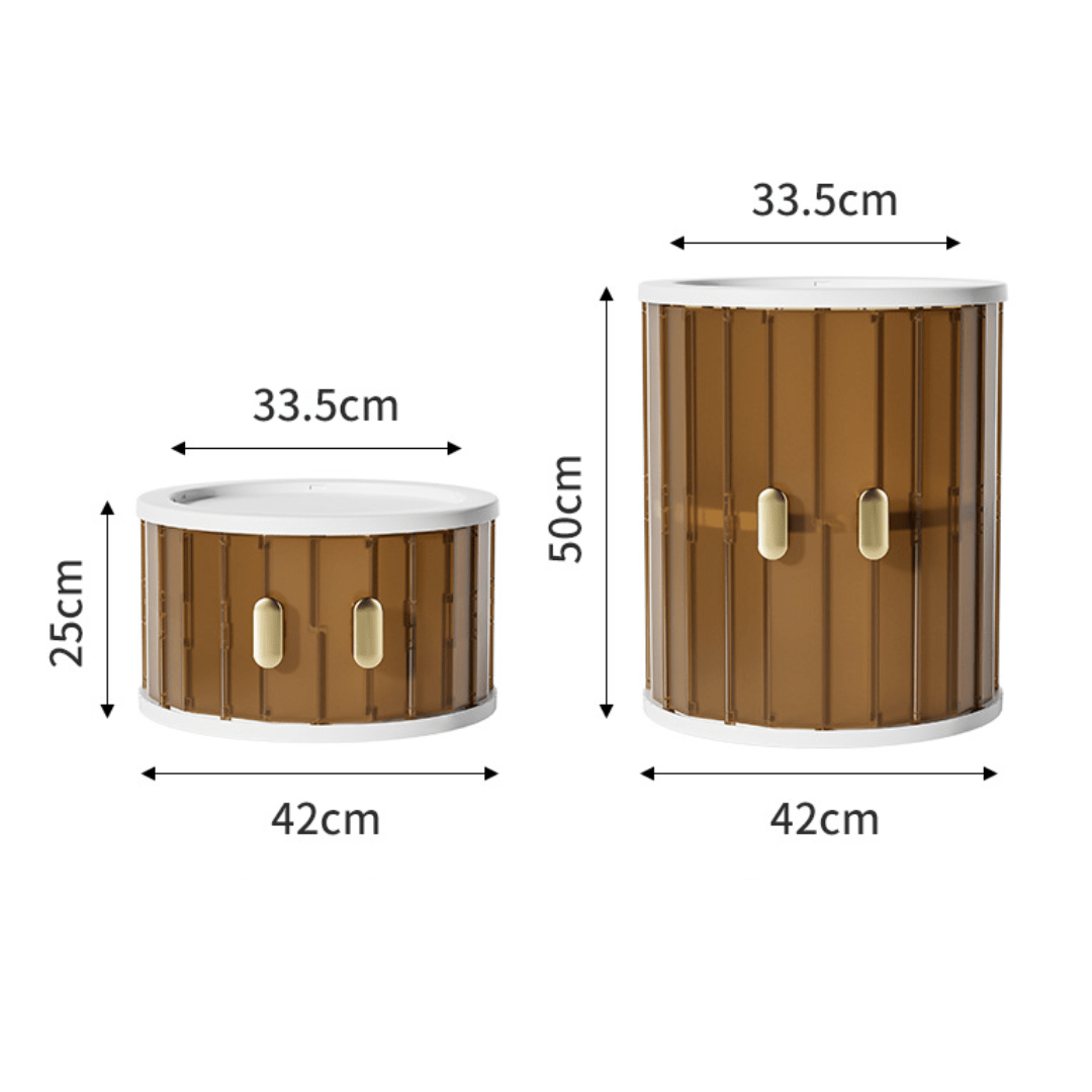 Smart Slide Round Storage Bin
