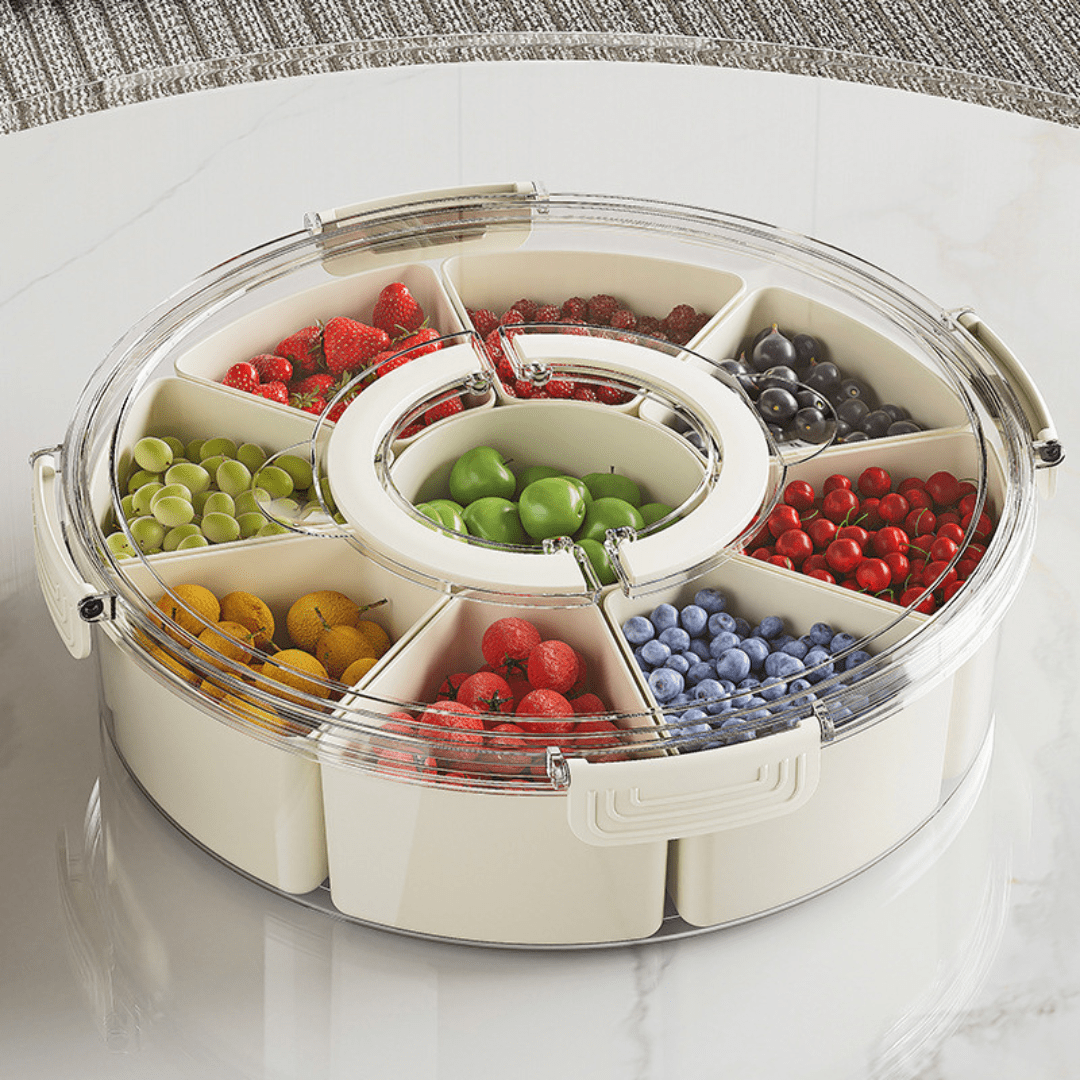Elegant Multi Compartment Storage Box