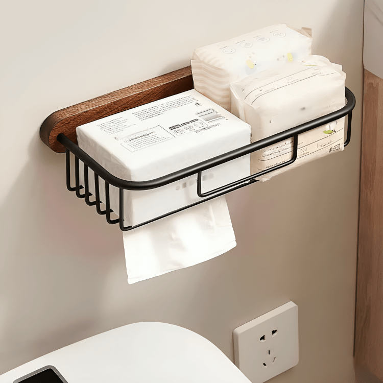 Rustic Ease Wall-Mounted Paper Towel Rack