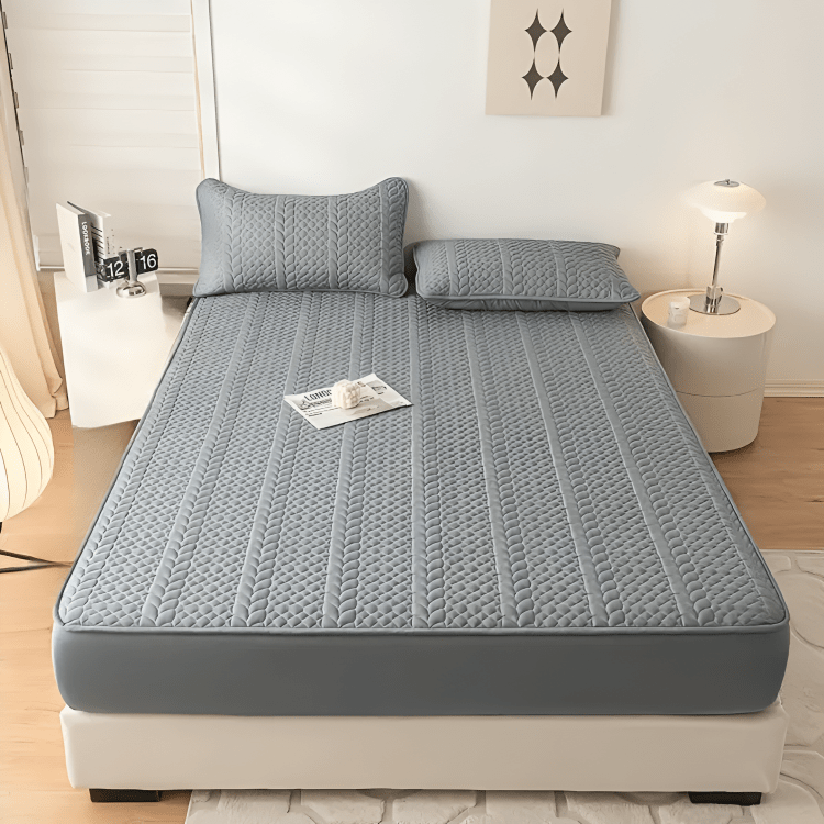 Aqua Secure Quilted Fitted Sheet