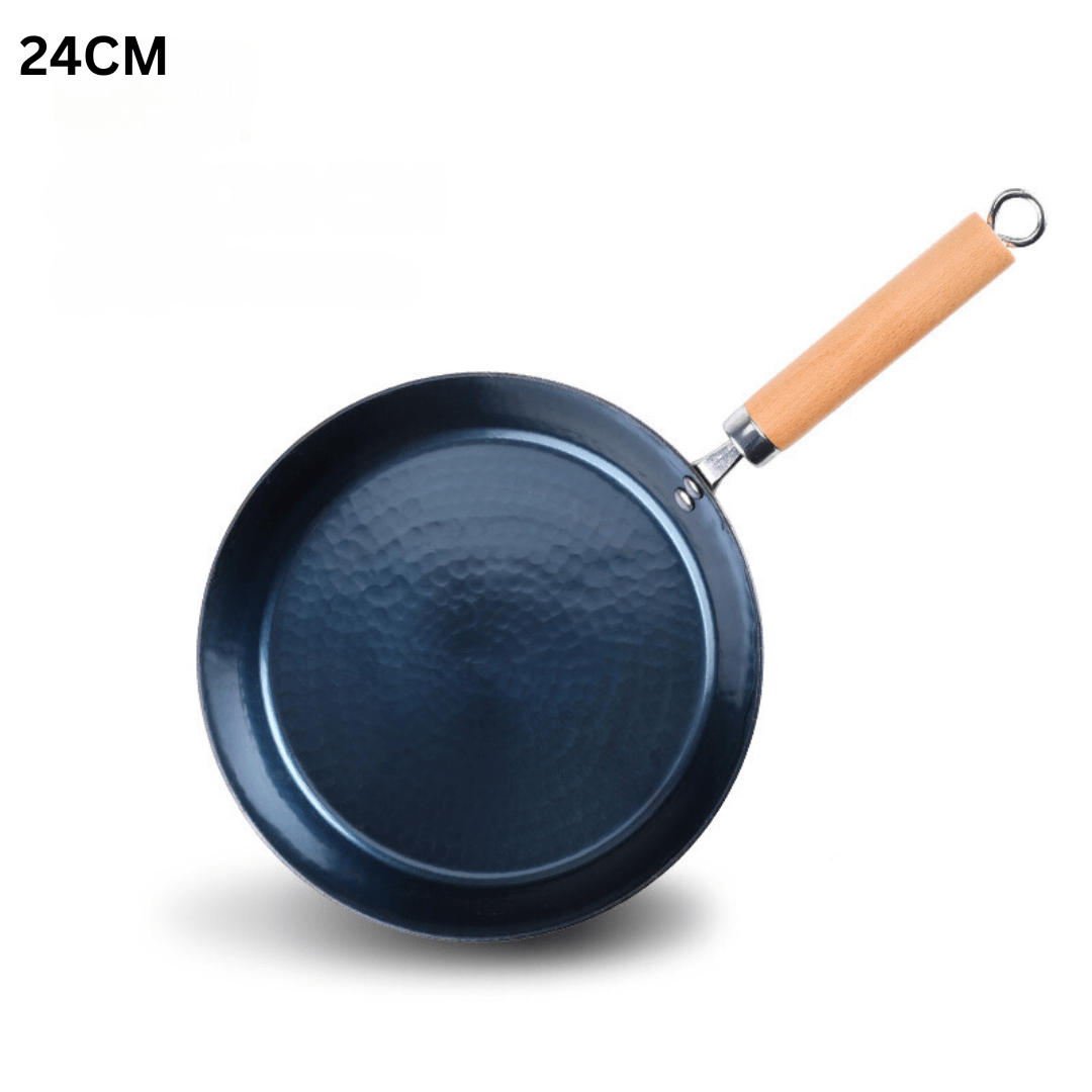 Cast Iron Frying Pan With Wood Handle