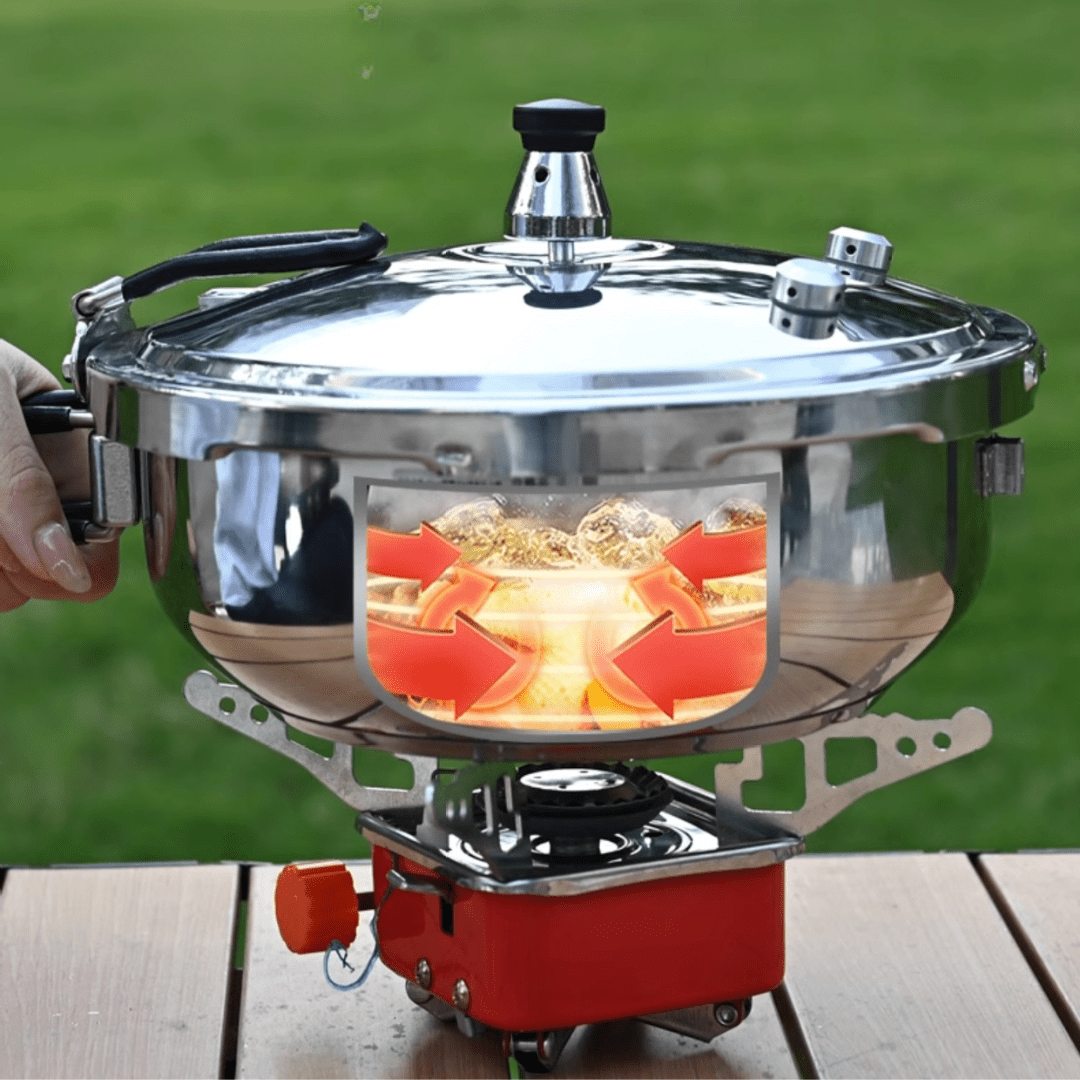 Compact Steam Stainless Pressure Pot