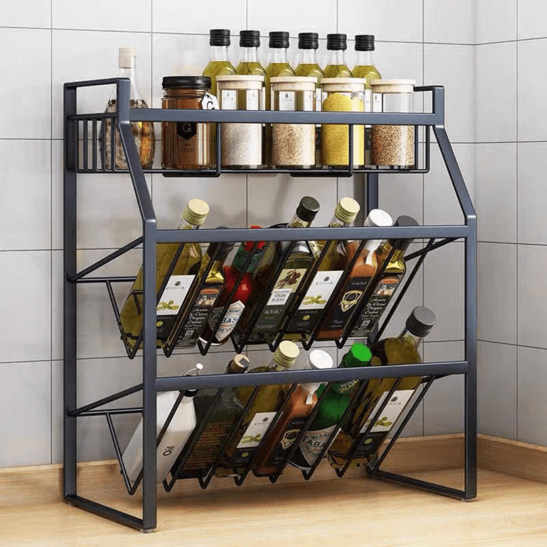 Multilayer Kitchen Seasoning Rack