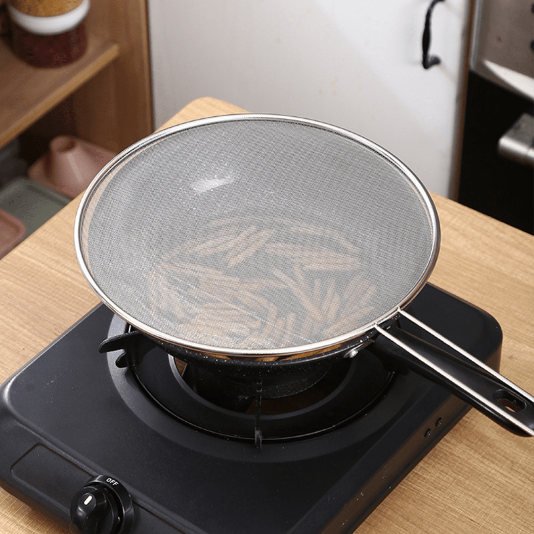 Premium Stainless Steel Oil Splash Guard