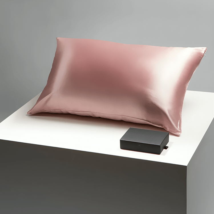 Luxe Silk Rose Gold Satin Pillow Covers