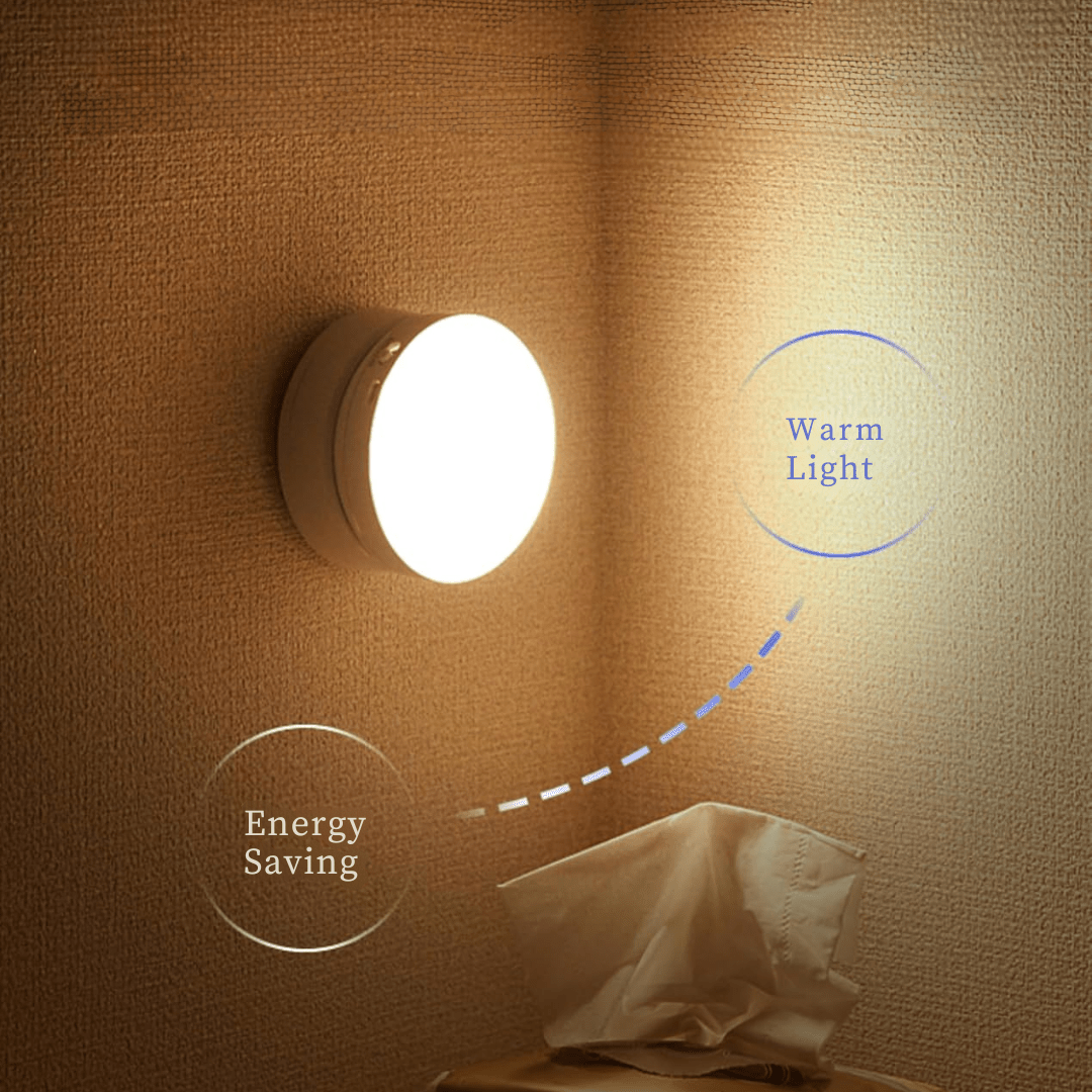 Wireless Round Led Night Light