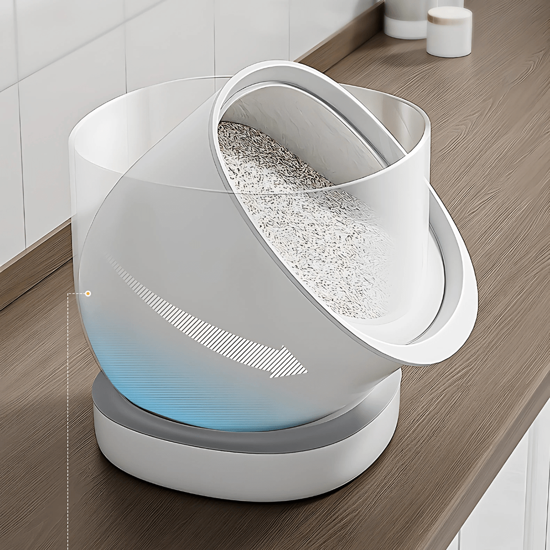 Rotatable Moisture-Proof Rice Bucket