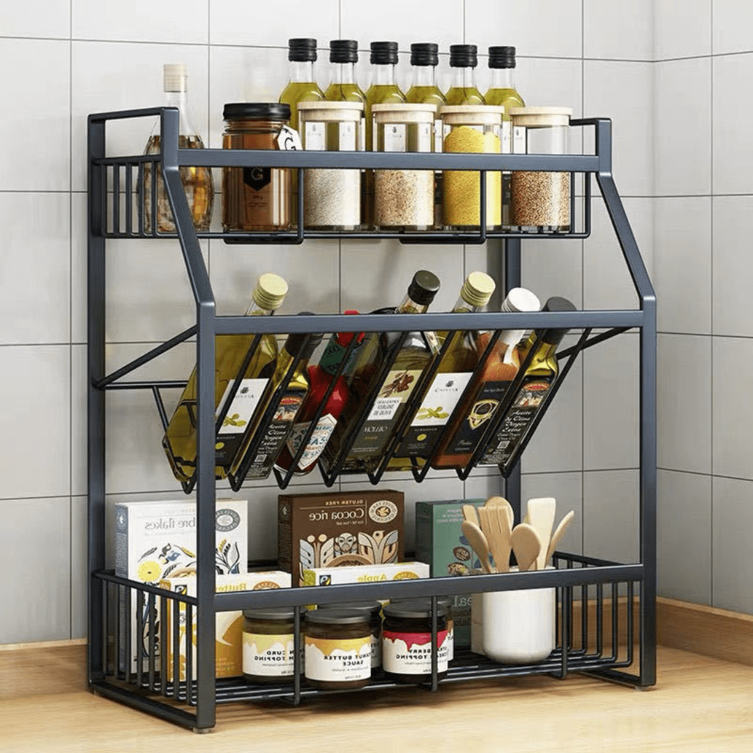 Multilayer Kitchen Seasoning Rack