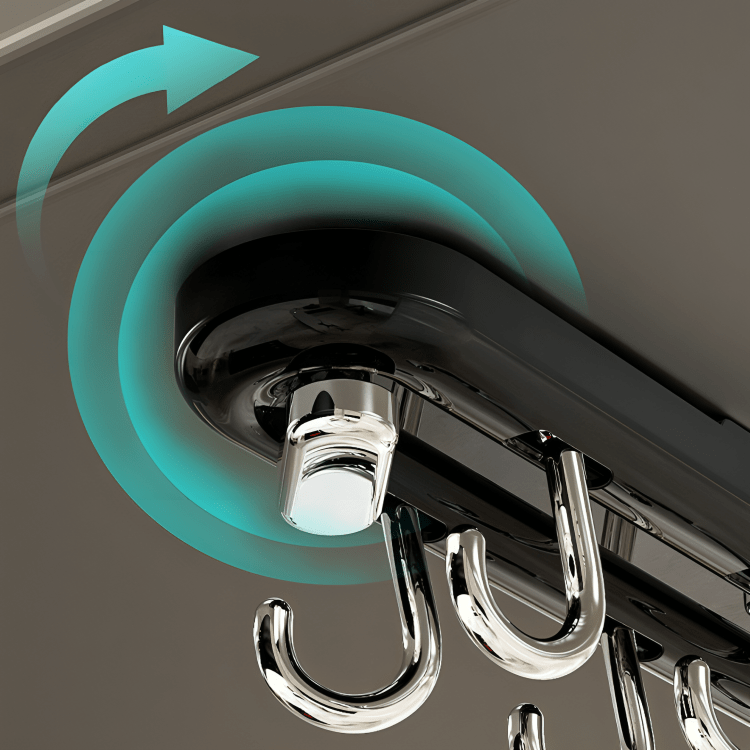 Quick Hold 360° Kitchen Hook Rack