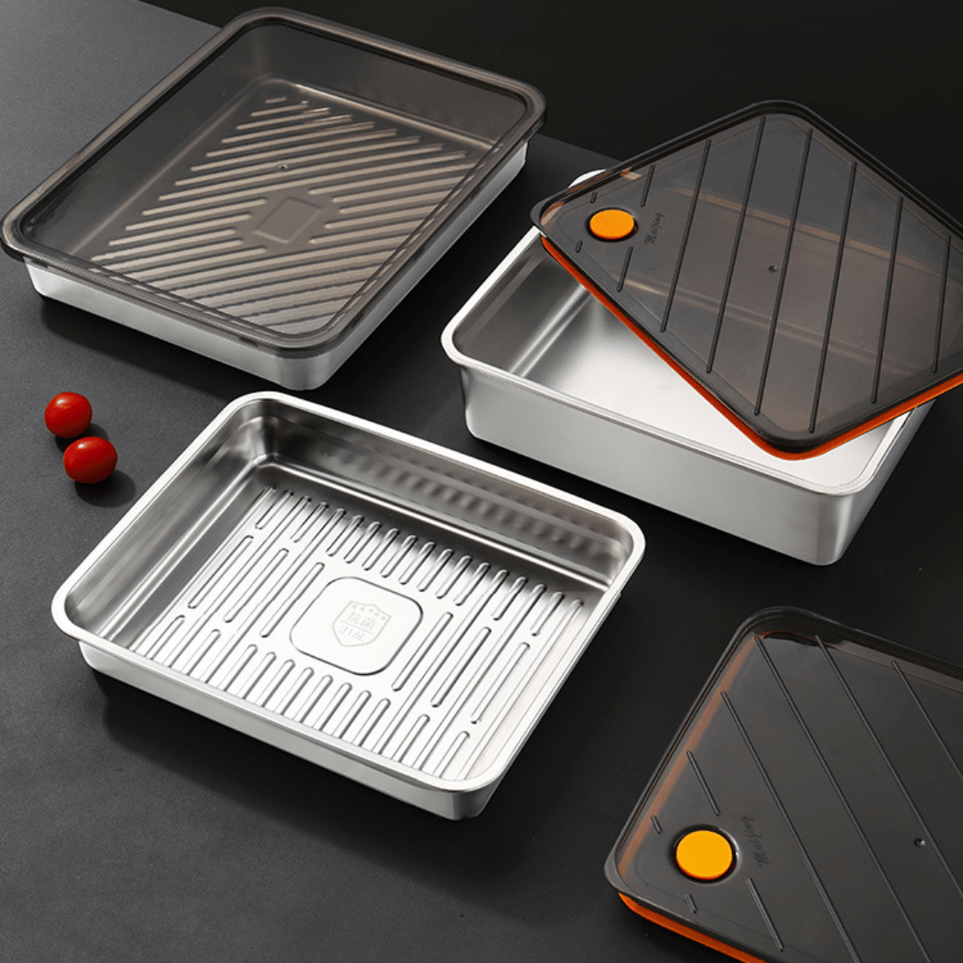 Max Fresh Stainless Storage Box