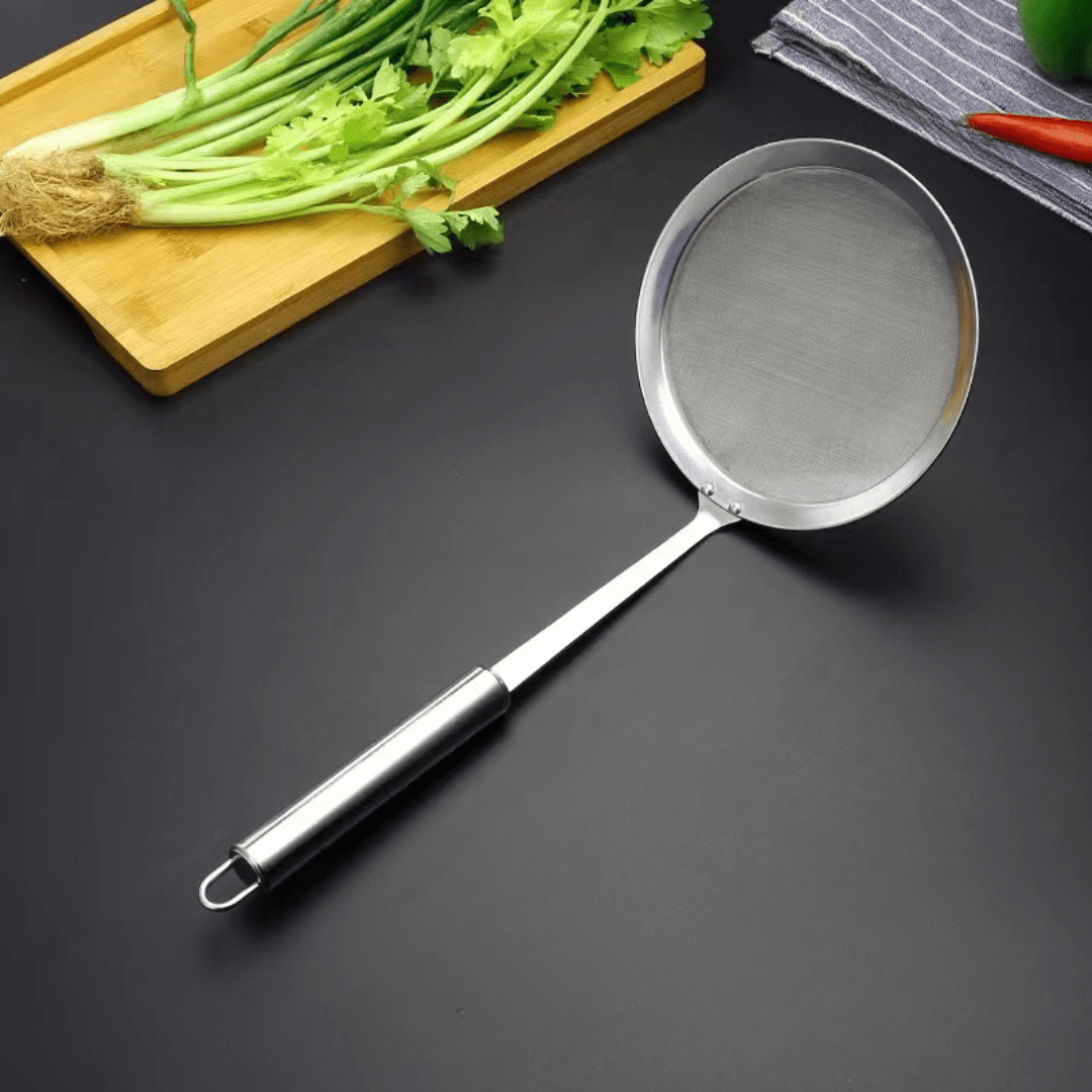 Easy Drain Stainless Steel Mesh Strainer