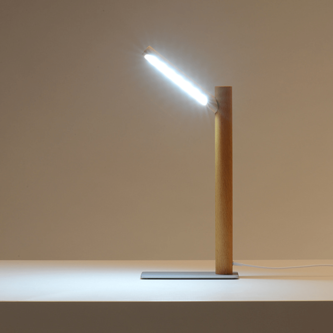 Eco Lite Solid Wood Lamp