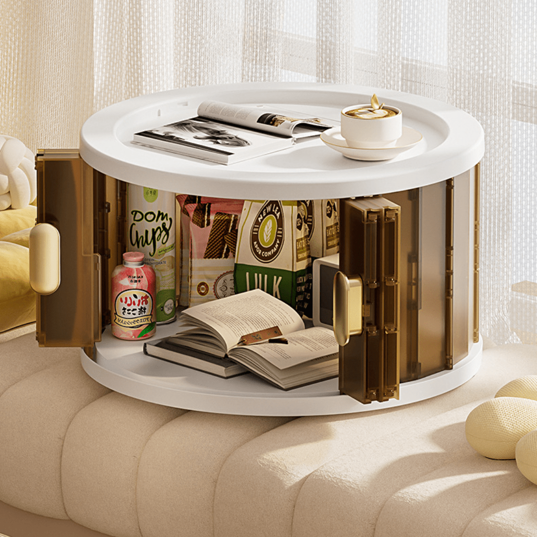 Smart Slide Round Storage Bin