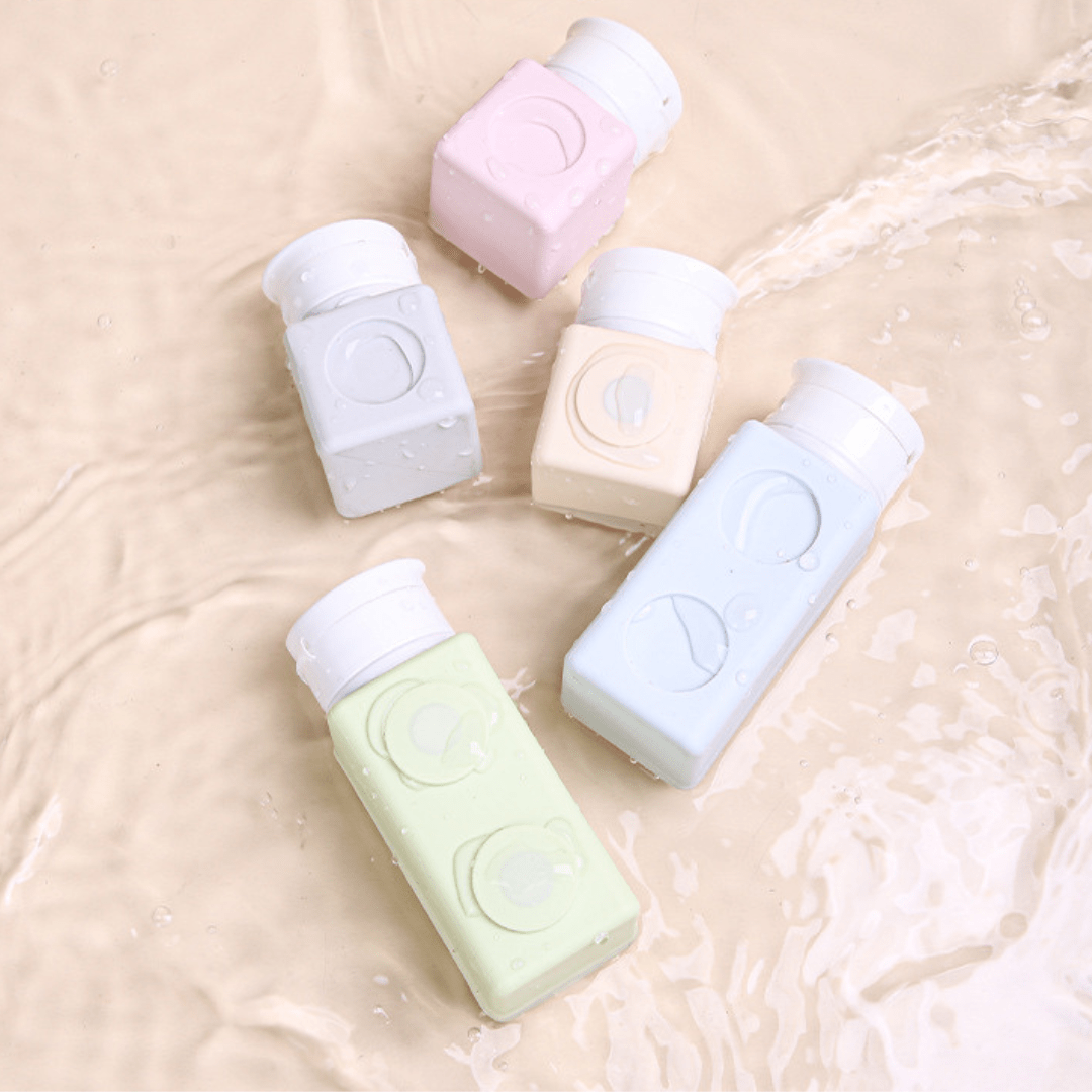 Portable Silicone Travel Bottle Set