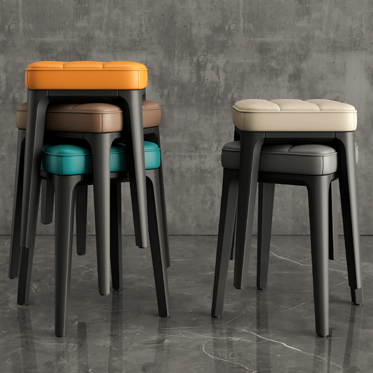 Ultra Stackable Modern Round Stool