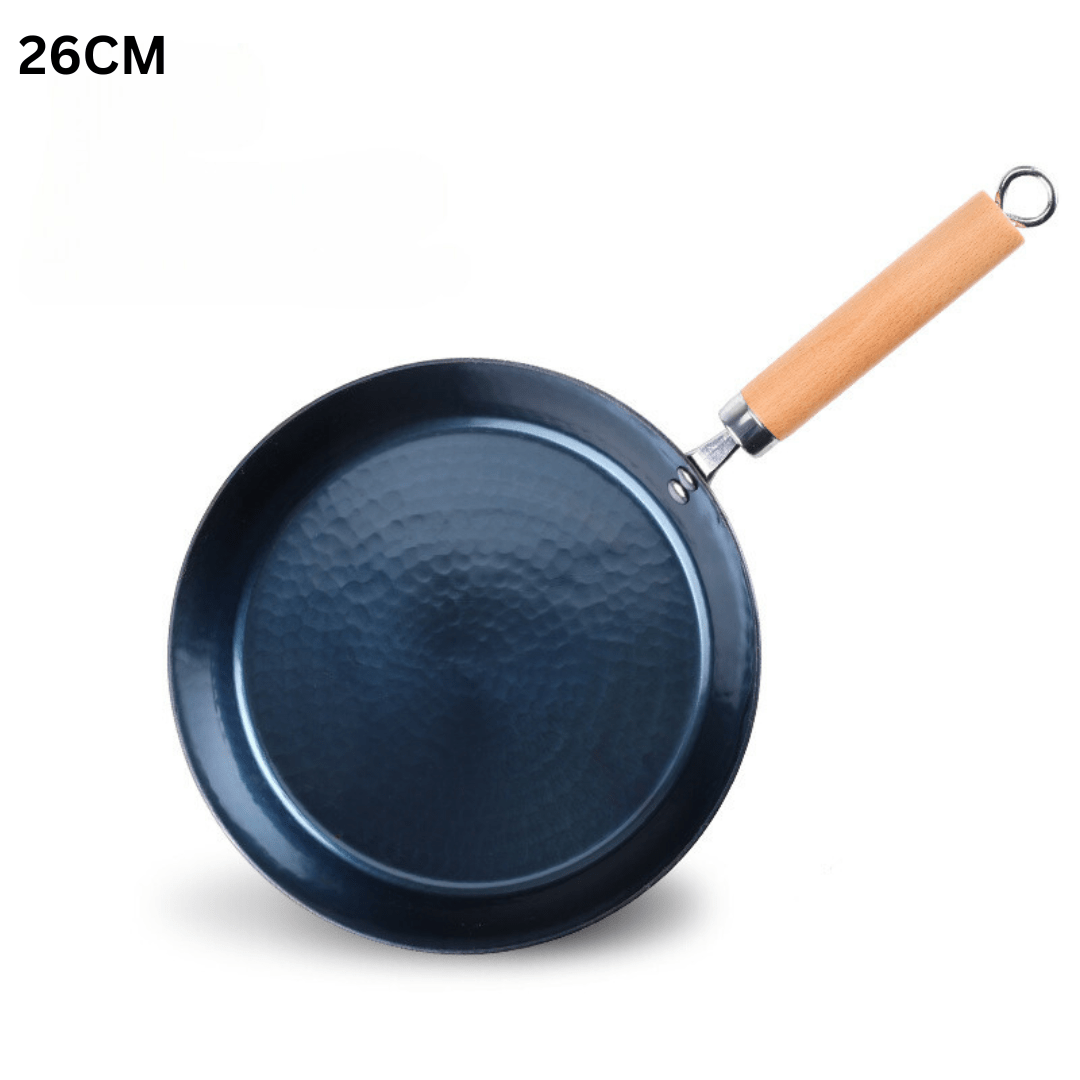 Cast Iron Frying Pan With Wood Handle