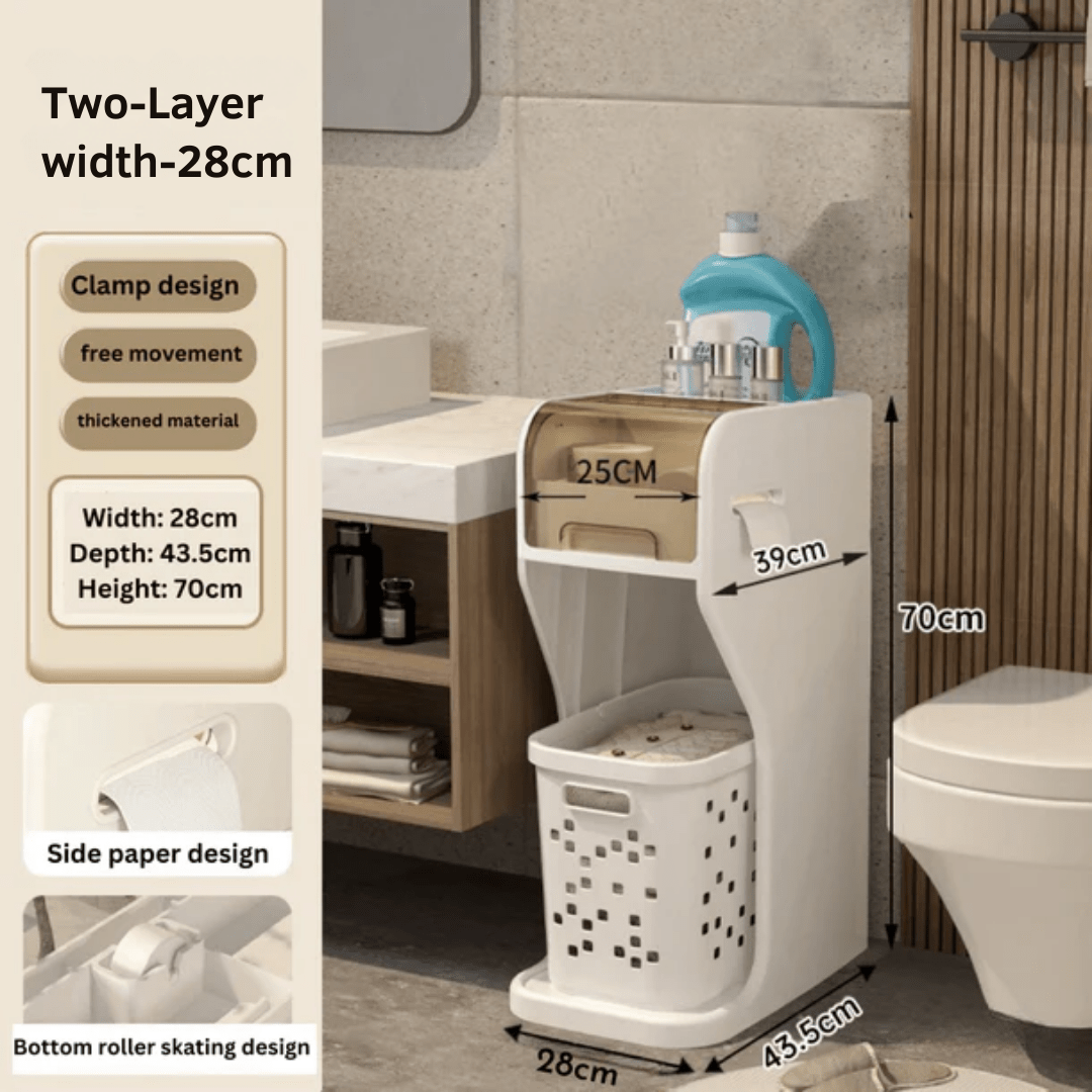 Slim Stack Multi-Layer Storage Cabinet