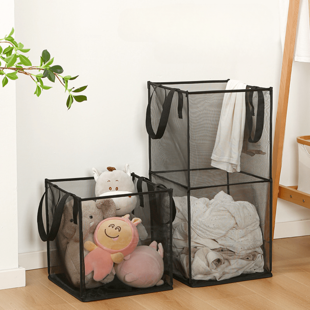 Easy Fold Clothes Carry Basket