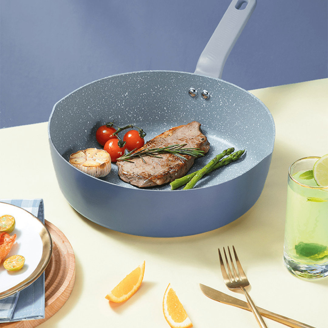 Smooth Heat Flat Fry Pan