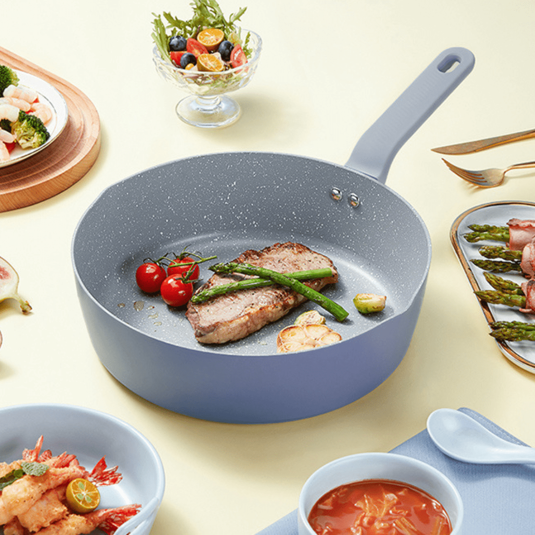 Smooth Heat Flat Fry Pan