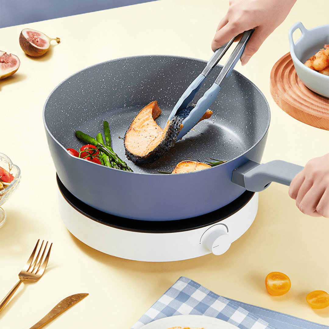 Smooth Heat Flat Fry Pan