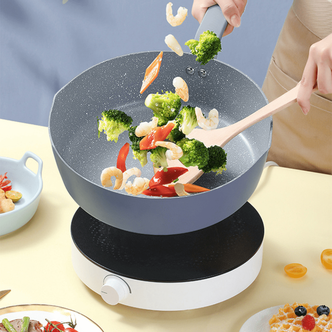 Smooth Heat Flat Fry Pan