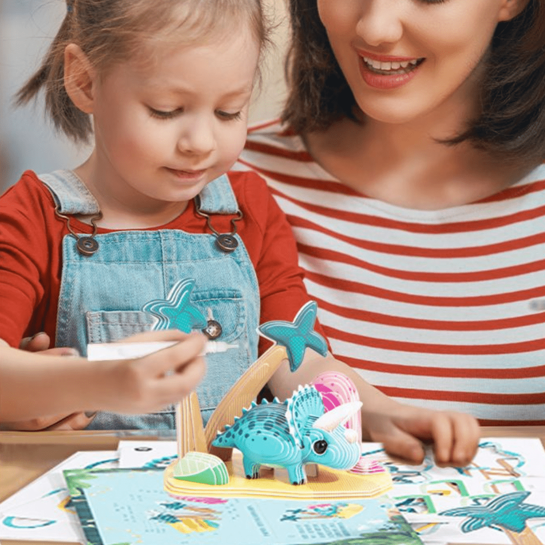3D Dinosaur DIY Handmade Puzzle