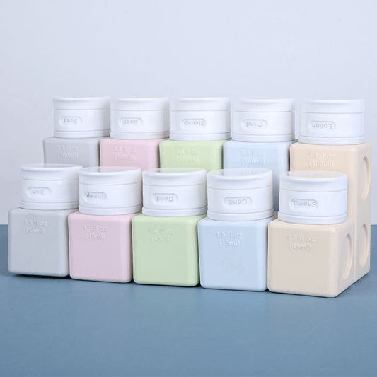 Portable Silicone Travel Bottle Set
