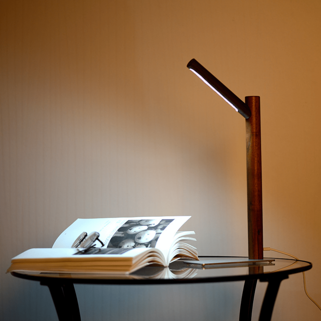 Eco Lite Solid Wood Lamp