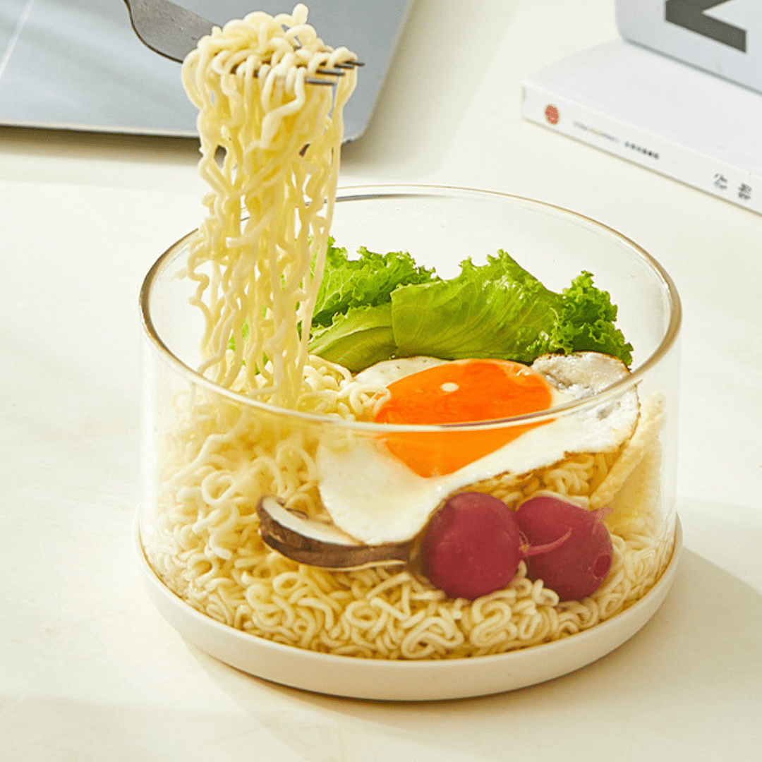 Lightweight Borosilicate Glass Lunch Box