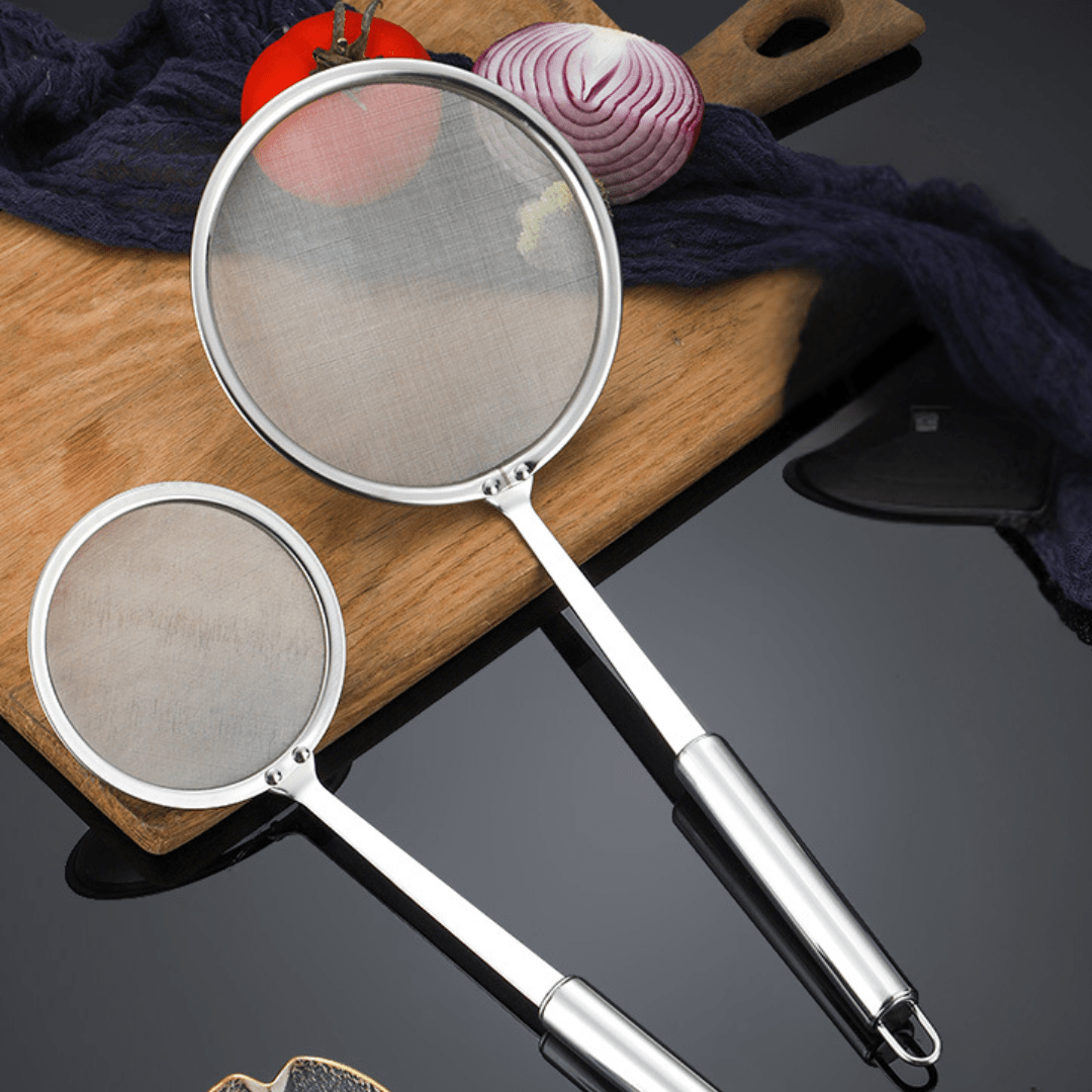 Easy Drain Stainless Steel Mesh Strainer