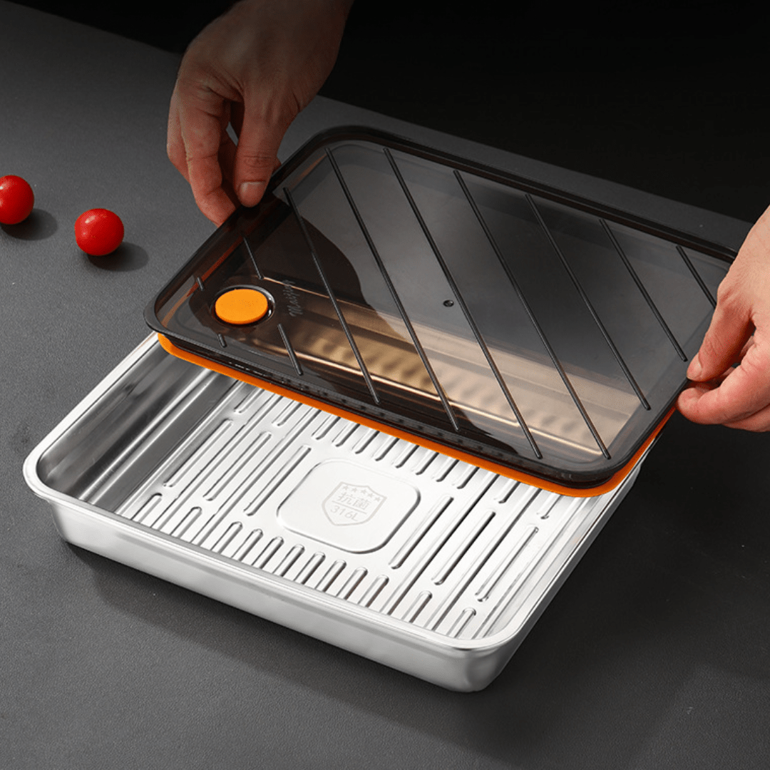 Max Fresh Stainless Storage Box