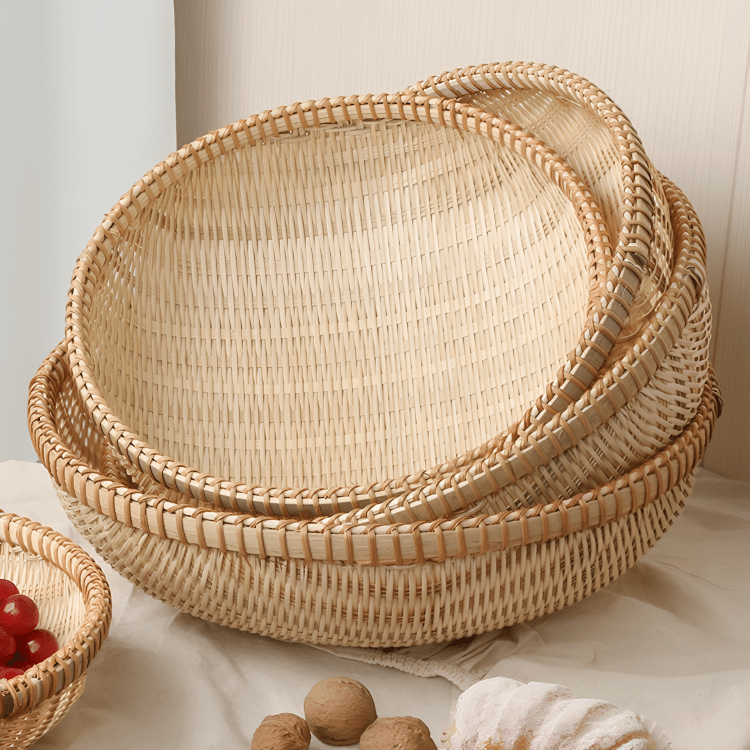 Rustic Heritage Handcrafted Storage Basket