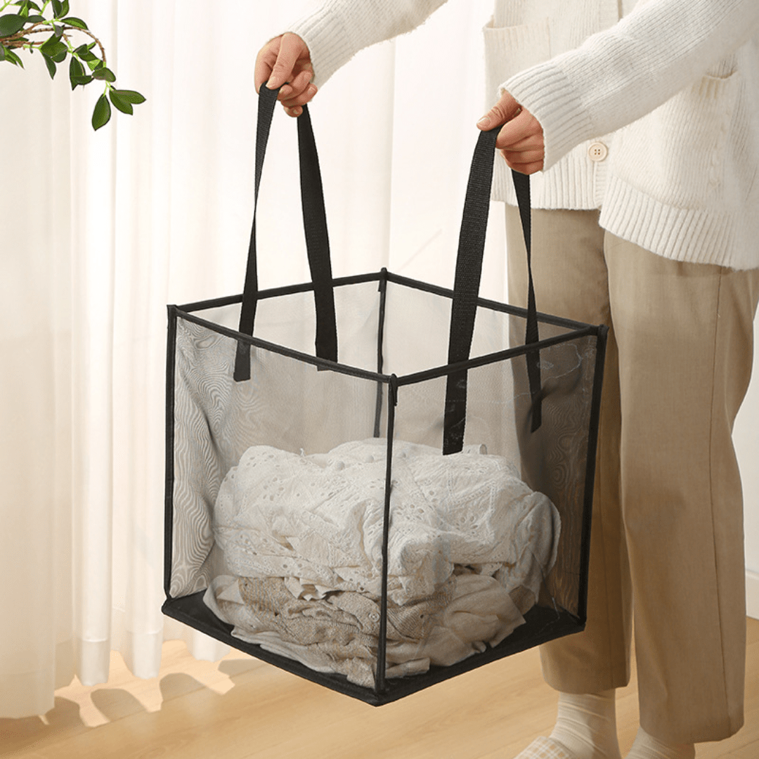 Easy Fold Clothes Carry Basket