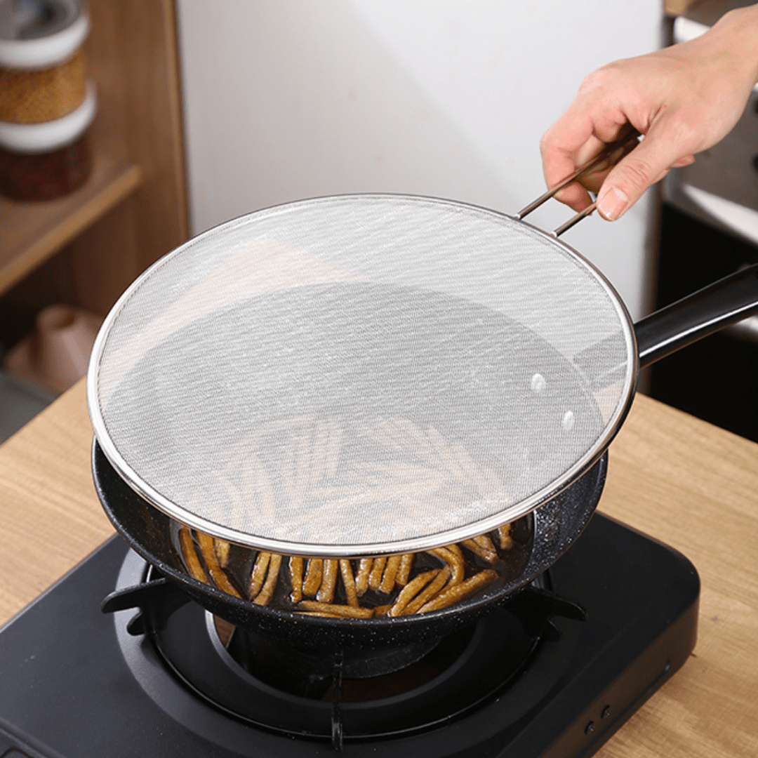 Premium Stainless Steel Oil Splash Guard