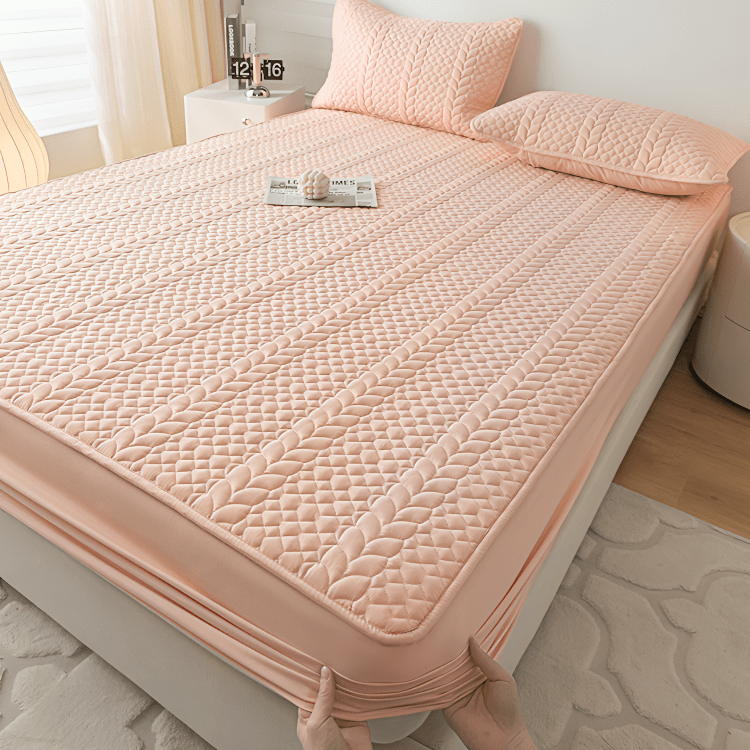 Aqua Secure Quilted Fitted Sheet