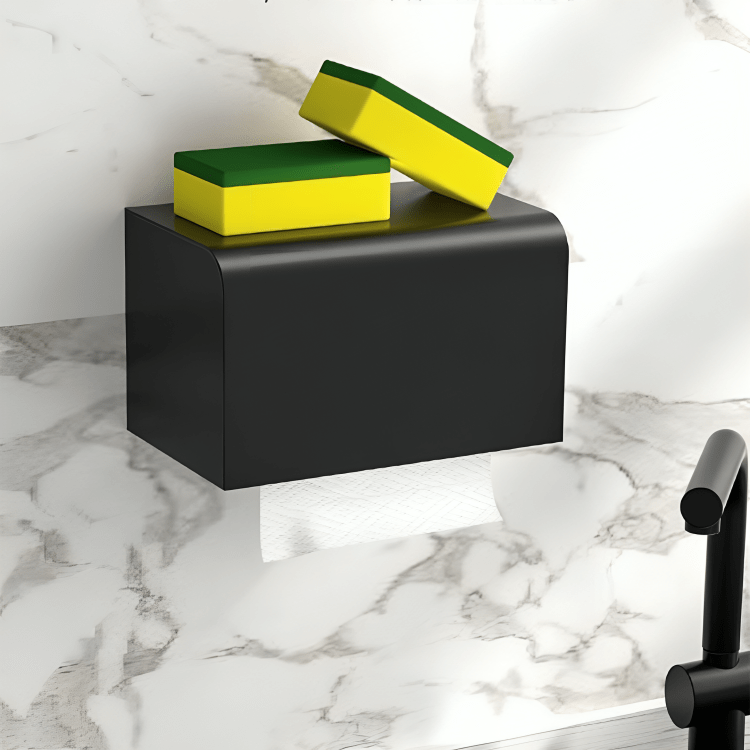 Moisture Lock Punch-Free Paper Roll Holder