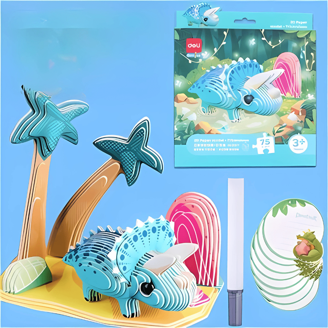 3D Dinosaur DIY Handmade Puzzle