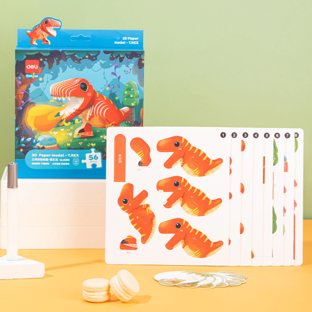 3D Dinosaur DIY Handmade Puzzle