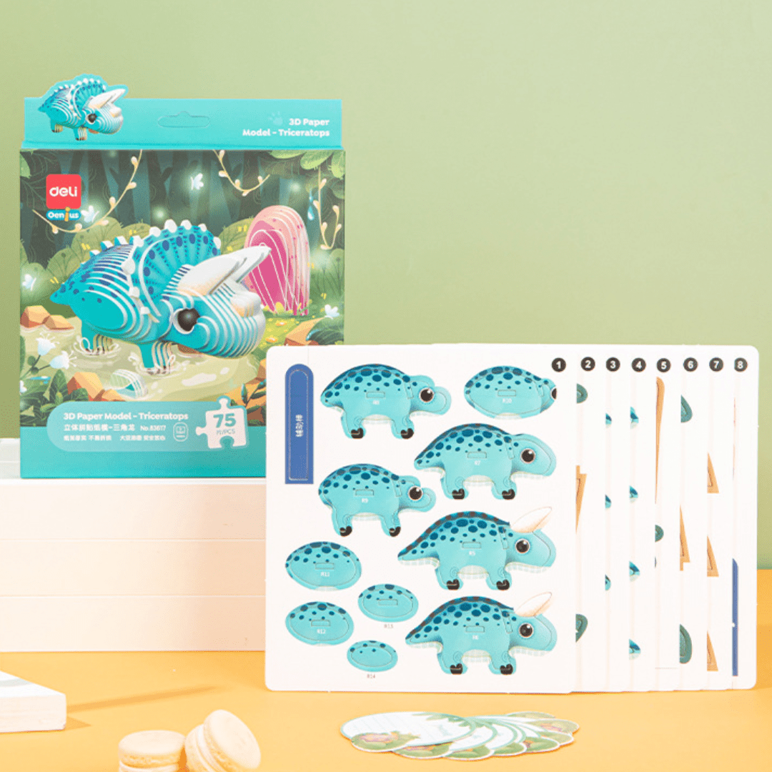 3D Dinosaur DIY Handmade Puzzle