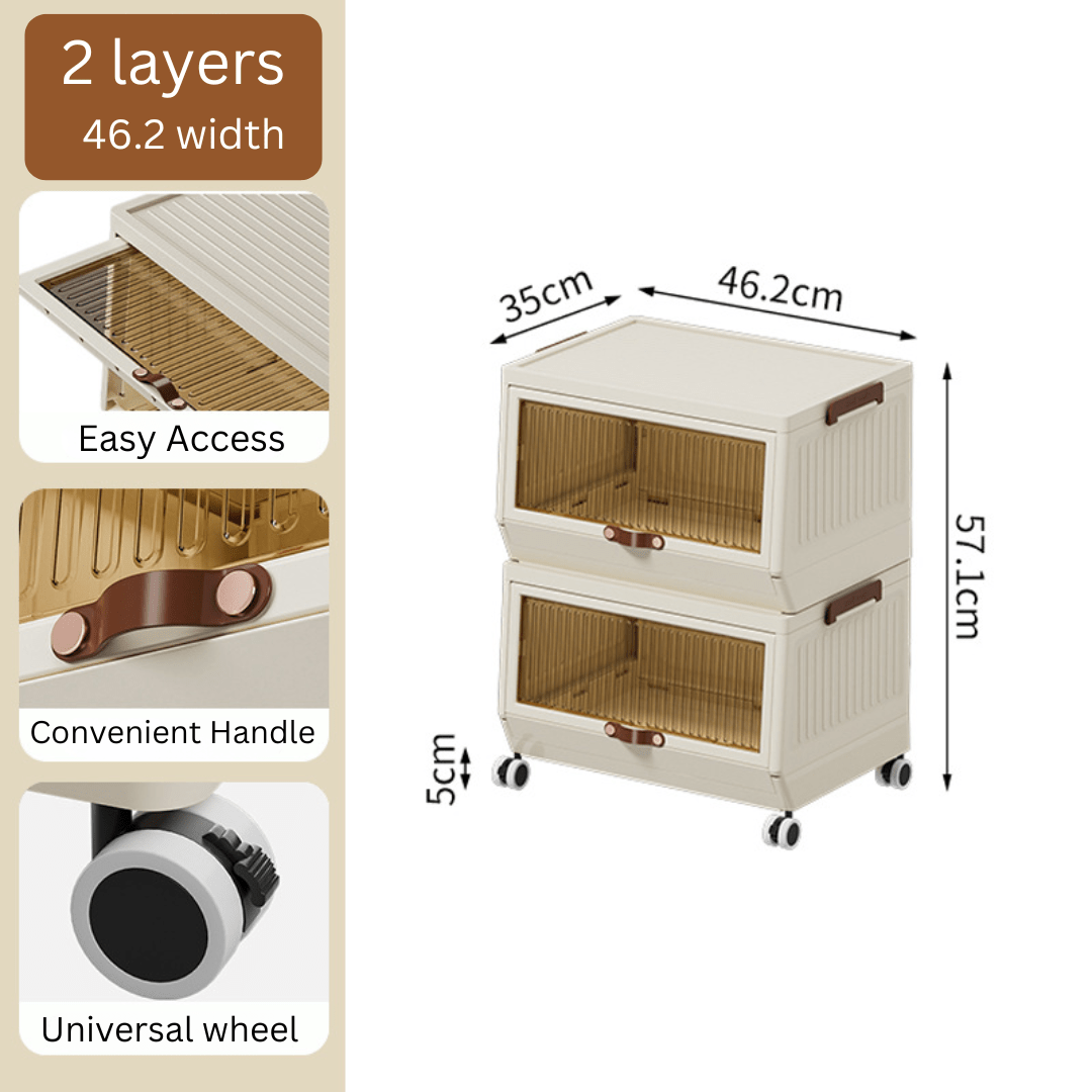 Flexi Movable Shelf Storage Cabinet